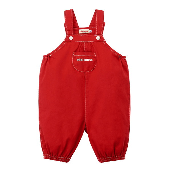 最高品質 70cm 90cm ミキハウス正規販売店 Rpp ミキハウスフェア ミキハウスmikihouse 6分丈デニムオーバーオール 日本製 メール便可 人気の商品