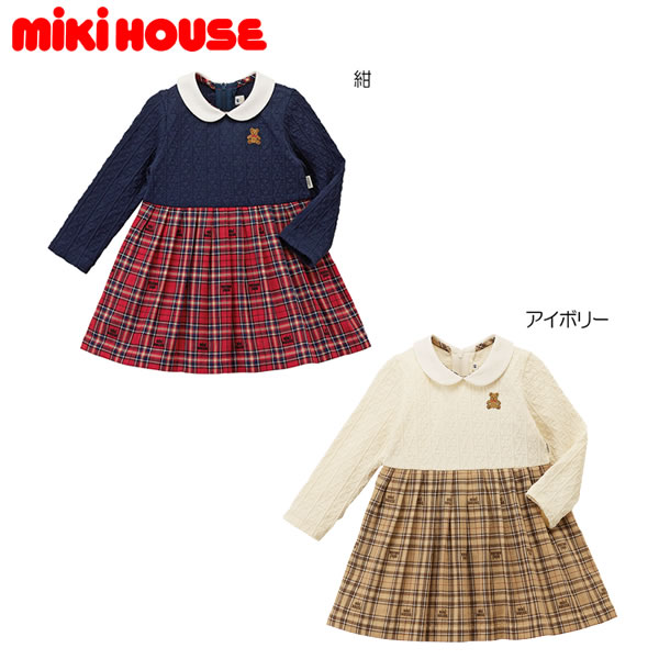 楽天市場】ミキハウス MIKIHOUSE ミキハウスベアワンピース【メール便