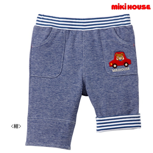ミキハウス MIKIHOUSE 7分丈パンツ 在庫あり 即納