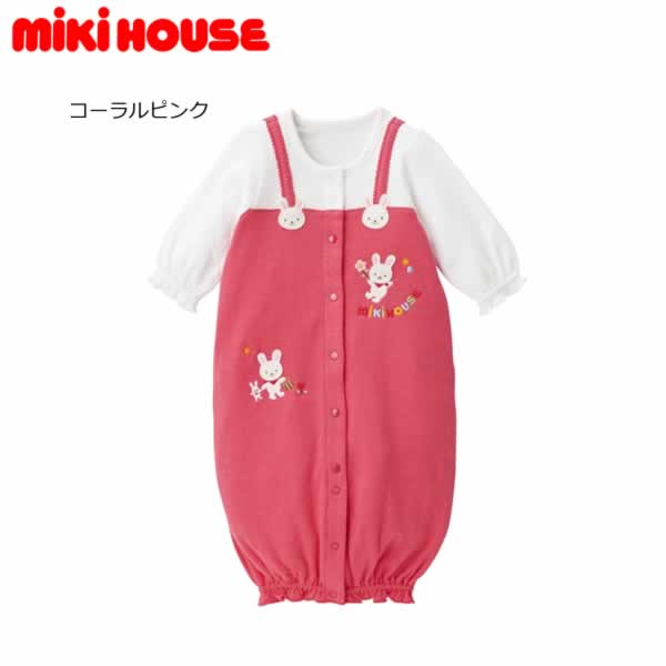新品タグ付♡ミキハウス♡うさこレースフリルの可愛い〜カバーオール♡80 楽天市場】ミキハウス MIKIHOUSE うさこサロペット風カバーオール
