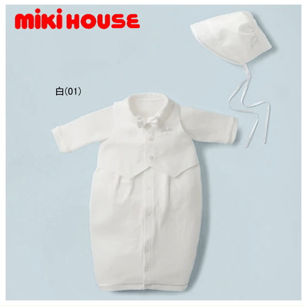 ミキハウス MIKIHOUSE ツーウェイオールセットタキシード風【春夏用】 男の子【日本製】|e-子供服ノン