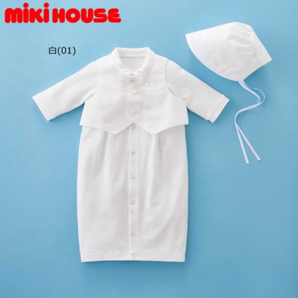 ミキハウス MIKIHOUSE　ツーウェイオールセットタキシード風【春夏用】 男の子 【日本製】