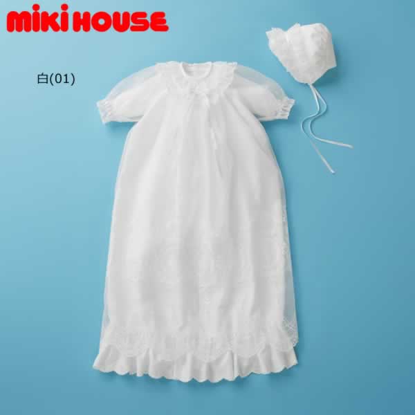 ミキハウス MIKIHOUSE セレモニードレスセット 通年向け 箱入 日本製 男の子 女の子 ベビー 出産祝い|e-子供服ノン