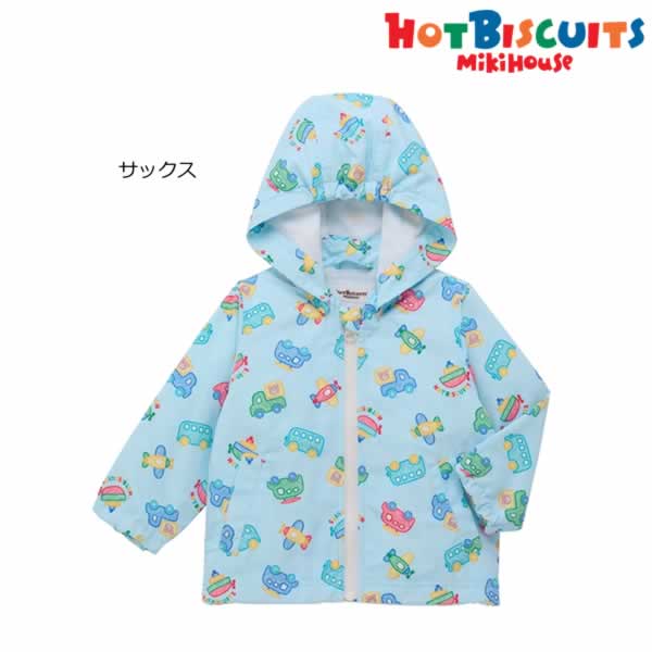 【尖んがり20倍(百貨店SALE継続期間押さえる)】ミキハウス ホットビスケッツ MIKIHOUSE Hot Biscuits 上衣 総柄 お坊っちゃん キッズ もの言う花  【電子メイル便可】【PT2】