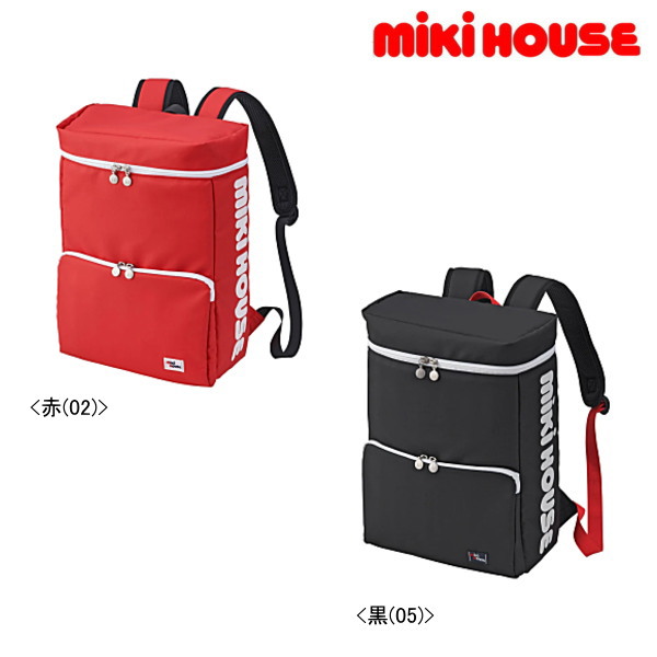 ミキハウス MIKIHOUSE ロゴリュックサック 【鞄】 キッズ ジュニア 大人 男の子 女の子