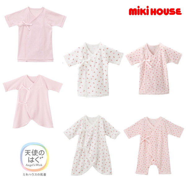 楽天市場 ミキハウス Mikihouse 出産準備肌着セット 女の子 日本製 べビー 出産祝い E 子供服ノン