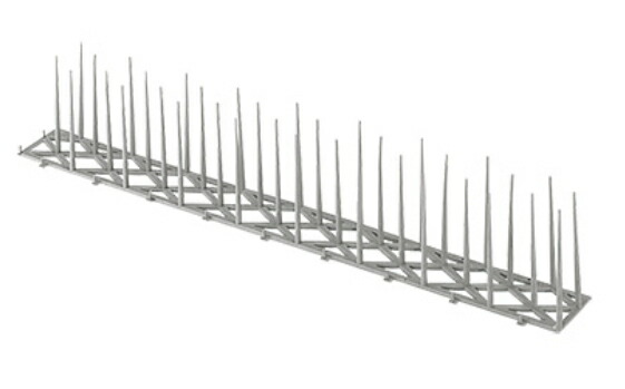 楽天市場 鳩よけ フン害防止マットa型 ハトプロテクター 長さ600ミリ 高さ103ミリ グレー色 鳥がとまるのを防ぐ ノナカ金物店