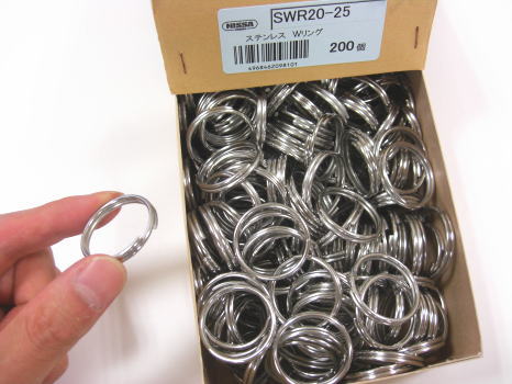 楽天市場】ステンレス ダブルリング（二重リング）線径1mm 内径12mm