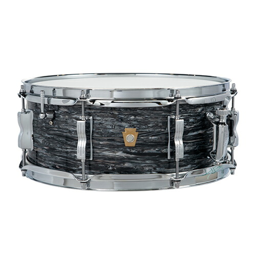 ラディック　：　スネアドラム　LS9081Q　5.5&times;14インチ　【ジャズフェスト】　カラー：ビンテージ・ブラック・オイスター｜NONAKA MUSIC HOUSE店