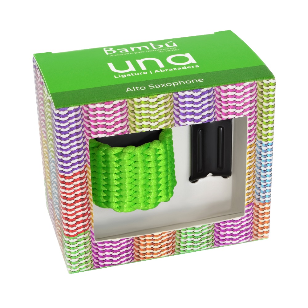 バンブー　：　アルトサクソフォン用　リガチャー　una(ウナ)　全11色