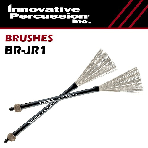 イノベイティブ・パーカッション　：　収納式　ワイヤーブラシ　BR-JR1　【シグネチャーブラシ】