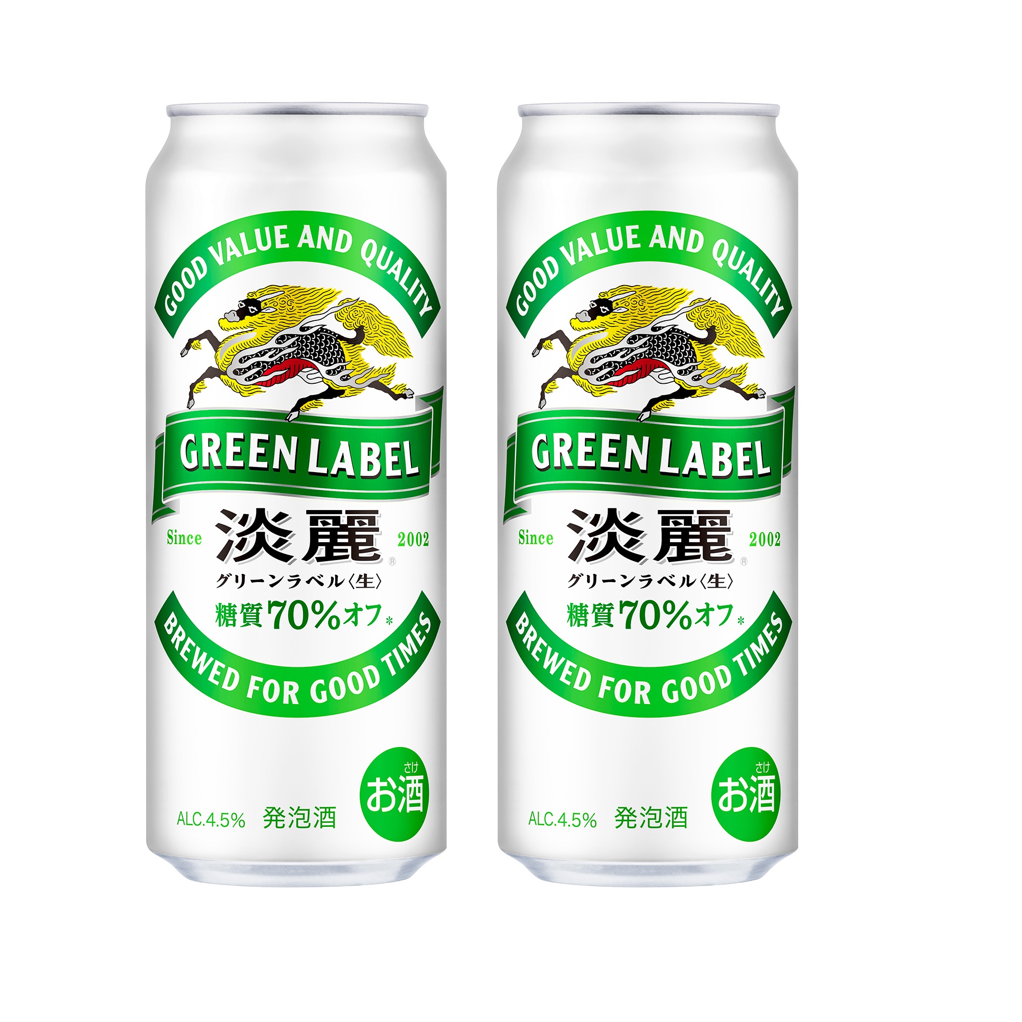 ギフト プレゼント クリスマス 父の日 家飲み キリン 淡麗 グリーンラベル 500ml缶 6缶パック&times;4入 2ケース48本入り キリンビール 送料無料 発泡酒 プリン体 ゼロ 糖質ゼロ 機能性ビール｜おいしく飲呑会