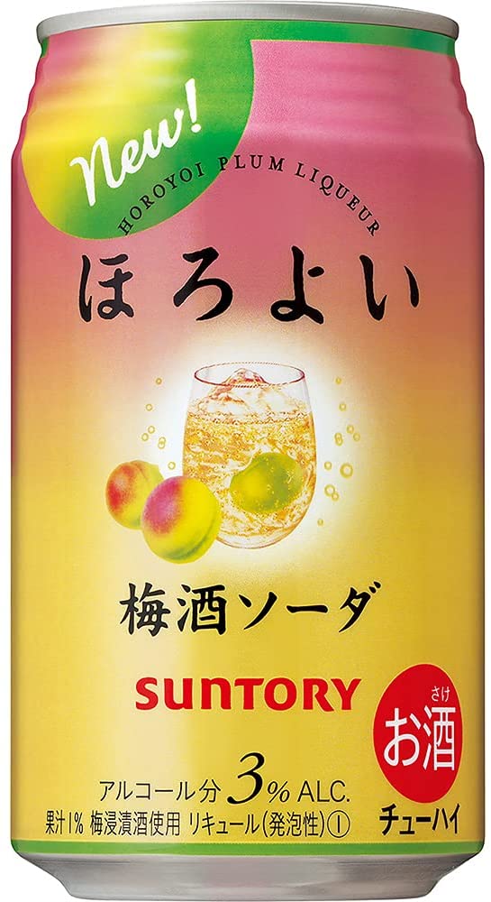 楽天市場】ほろよい 梅酒ソーダ 350ml ｜ サントリー 缶