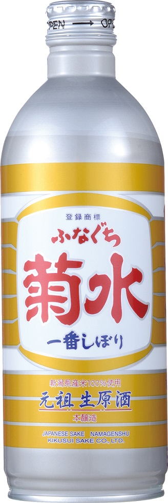 1ケース単位24本入 菊水ふなぐち一番しぼり 500mlボトル缶24本 生原酒 菊水酒造 ※関東・関西・中部地域は送料無料｜おいしく飲呑会 14,552円