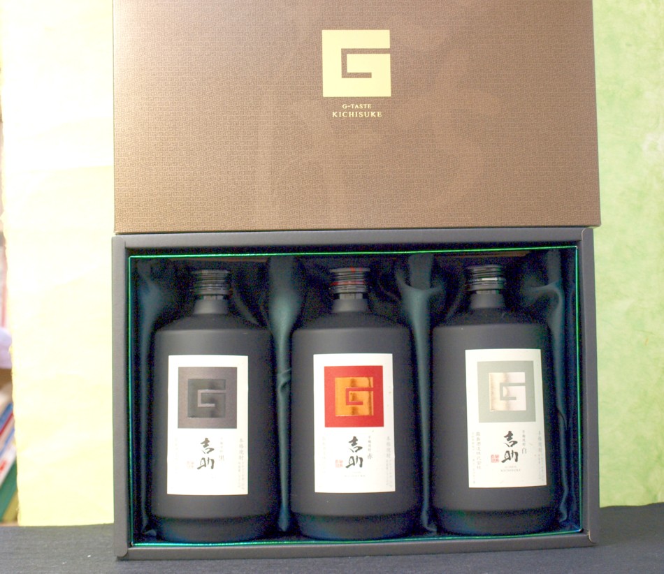 楽天市場】芋焼酎 芋麹焼酎 吉助ギフト 赤/白/黒720ml×3本 霧島
