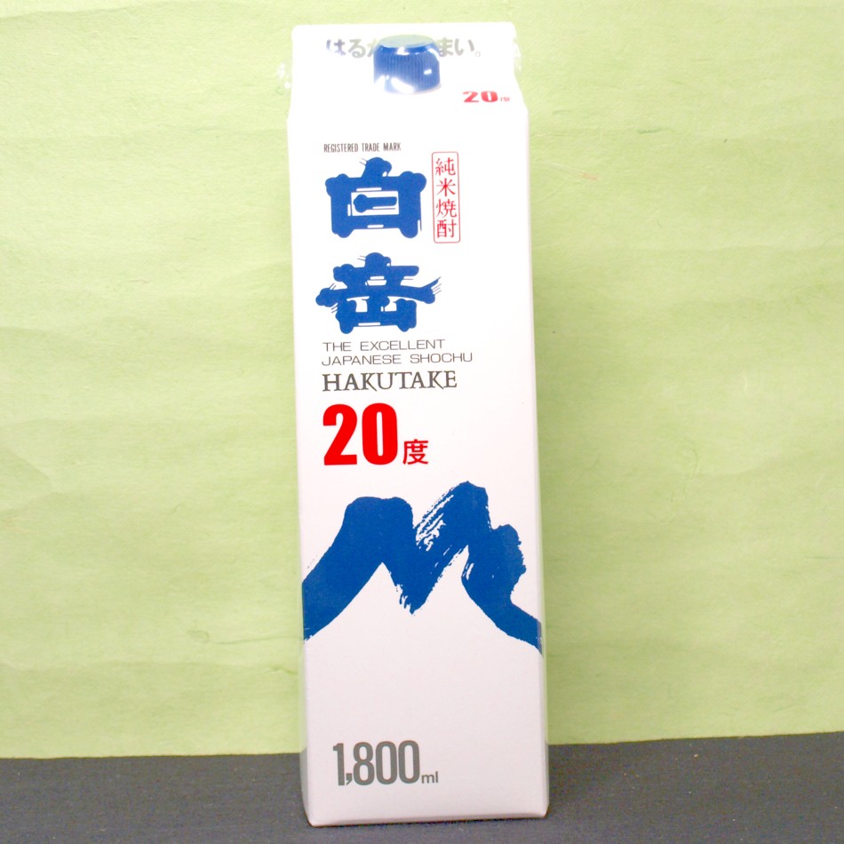 14周年記念イベントが ギフト プレゼント 母の日 父の日 家飲み 焼酎 米焼酎 20度 白岳パック1.8L 6本 熊本県 高橋酒造 送料無料  fucoa.cl