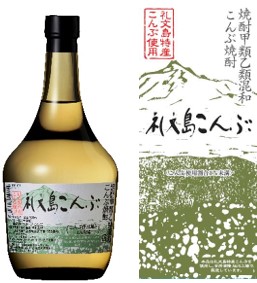 ギフト プレゼント 母の日 父の日 家飲み 焼酎 礼文島こんぶ焼酎 20度 720ml瓶 1ケース12本入り 合同酒精
