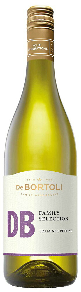 ワイン 白ワイン デ・ボルトリ ＤＢ トラミナー/リースリング 白やや甘口 750ml 1ケース単位12本入 原産国 オーストラリア 輸入元 ファームストン 一部地域を除き送料無料 9,746円