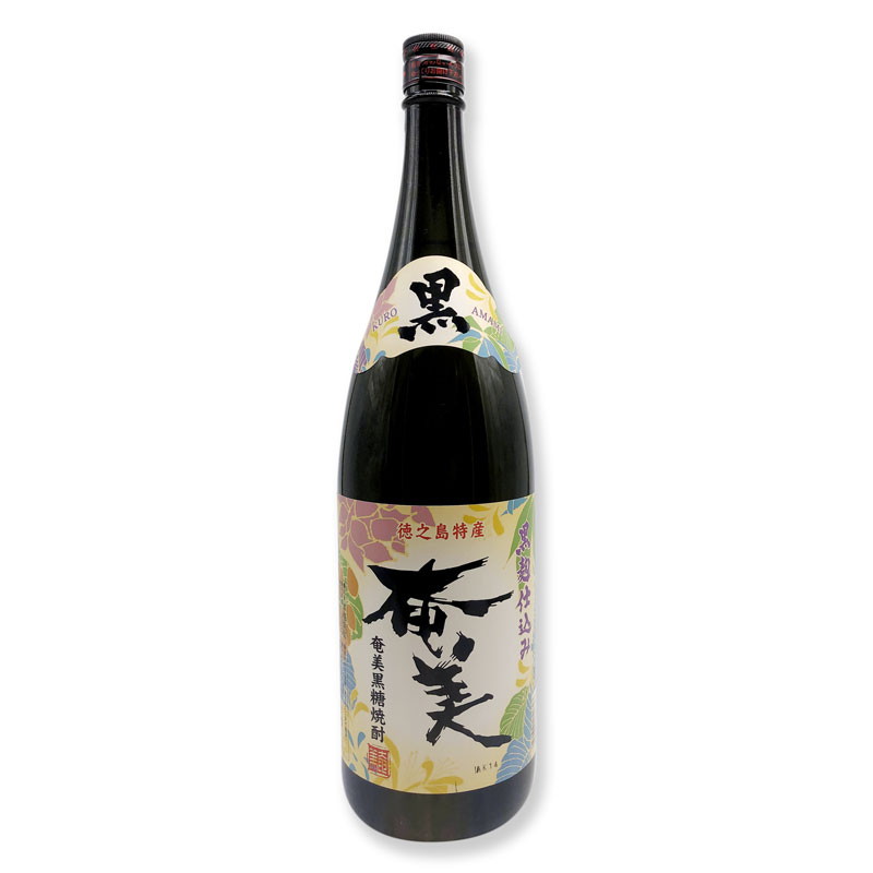 初回限定】 黒糖焼酎 黒奄美 25度 1800ml 徳之島 techwyse.com