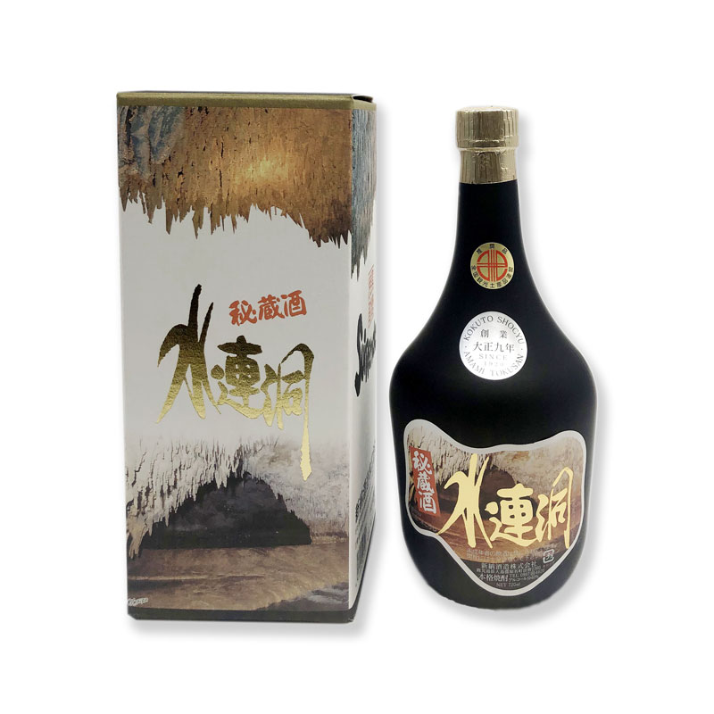 楽天市場】黒糖焼酎 水連洞 秘蔵酒 40度/720ml 箱入 沖永良部島：【黒糖焼酎専門店】奄美のめぐみ