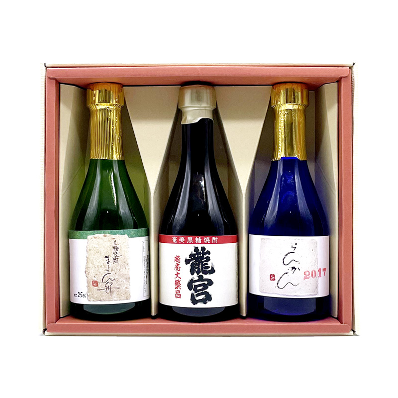 楽天市場】喜界島黒糖焼酎飲み比べセット（100ml×3本）【黒糖、喜界