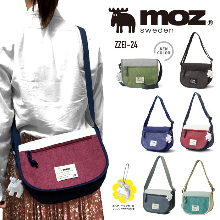 moz モズ ショルダーバッグ かぶせ ショルダー バッグ ミニバッグ ポーチ サブバッグ ミニメッセンジャー タウン カジュアル おしゃれ かわいい 軽量 お出かけ 旅行 メンズ レディース 男女兼用 ZZEI-24 【Shoulder】【謹賀新年】