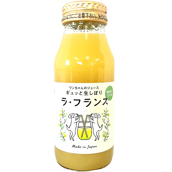 楽天市場 犬用 デザートジュース リンゴ １８０ｍｌ 果肉入り みっちゃんホンポ Pegマーケット