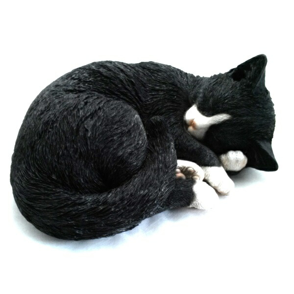 楽天市場】野川農園 レジン製 眠り猫 ネコ 茶トラサイズ(約
