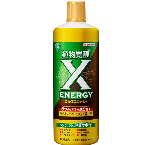 天然物化学 - 植物編 - 楽天市場】X-ENERGY 600ml KINCHO園芸 植物覚醒 エックス