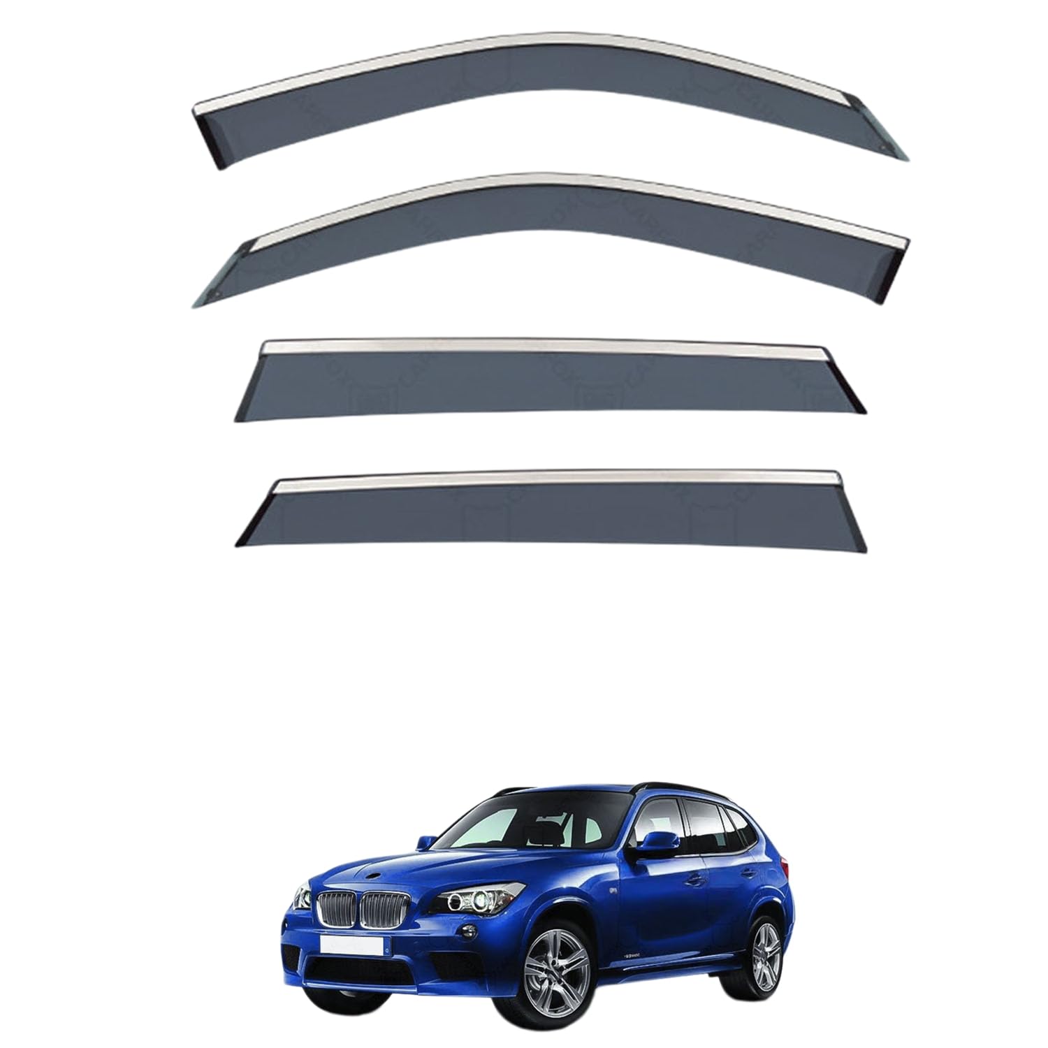 に適用 BMW X1 E84 2009-2015 専用 ドアバイザー 車用レインガード 厳選アクリル製 防雨性 風切り音軽減 カスタムカーパーツ サイドバイザーセット 日よけ対策 通年使用 車外装備品 傷防止 簡単装着 視界を遮らない 結露除去 雨天走行｜NonRecord 店