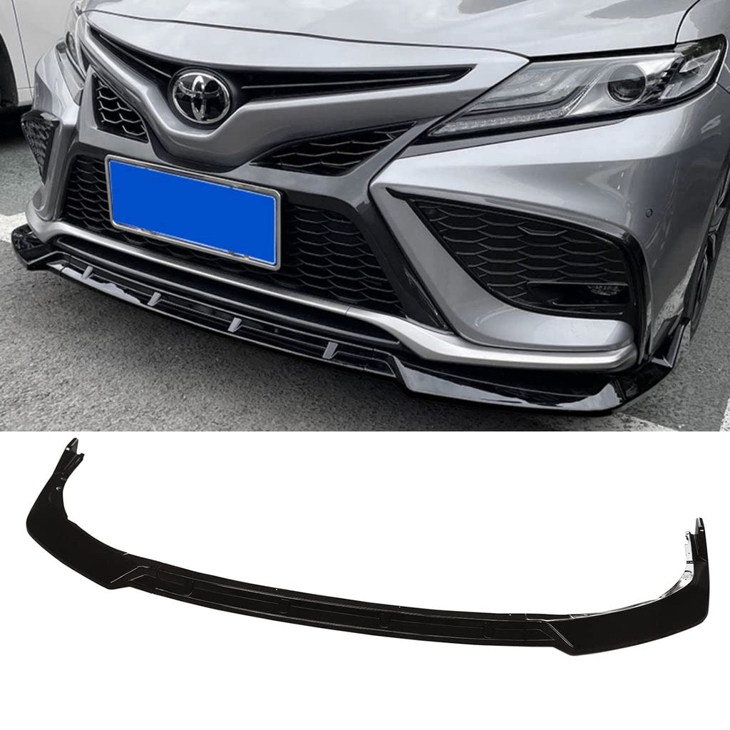 フロントスポイラー トヨタ カムリWS/WSレザーパッケージ (2021年−現行) 車種専用 艶あり黒 フロントリップ アクセサリー 改装パーツ ドレスアップパーツ 取り付け簡単|NonRecord 店