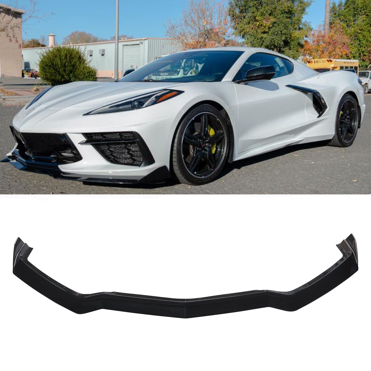 フロントスポイラー 2020-2025年 シボレー コルベット 2LT 3LT コンバーチブル C8 GM 5VMスタイル カーボンフラッシュ 新しいカラー ユニークカラー ABS製 塗装済み エアロパーツ ガーニッシュ カーアクセサリー|NonRecord 店