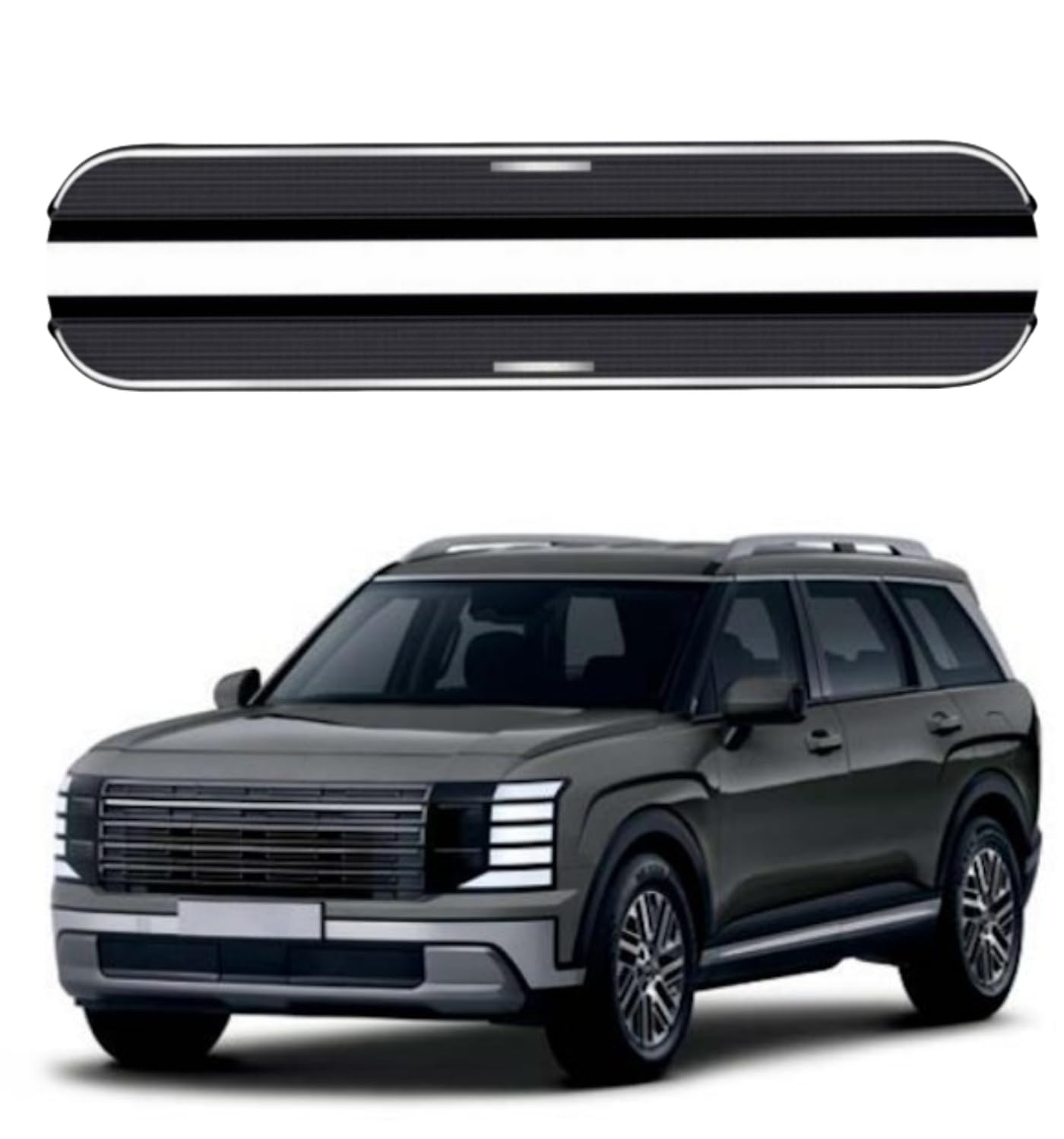サイドステップランニングボード ナーフバー サイドペダルプロテクター 2個 Hyundai Palisade LX3 2026+用｜NonRecord 店 32,072円