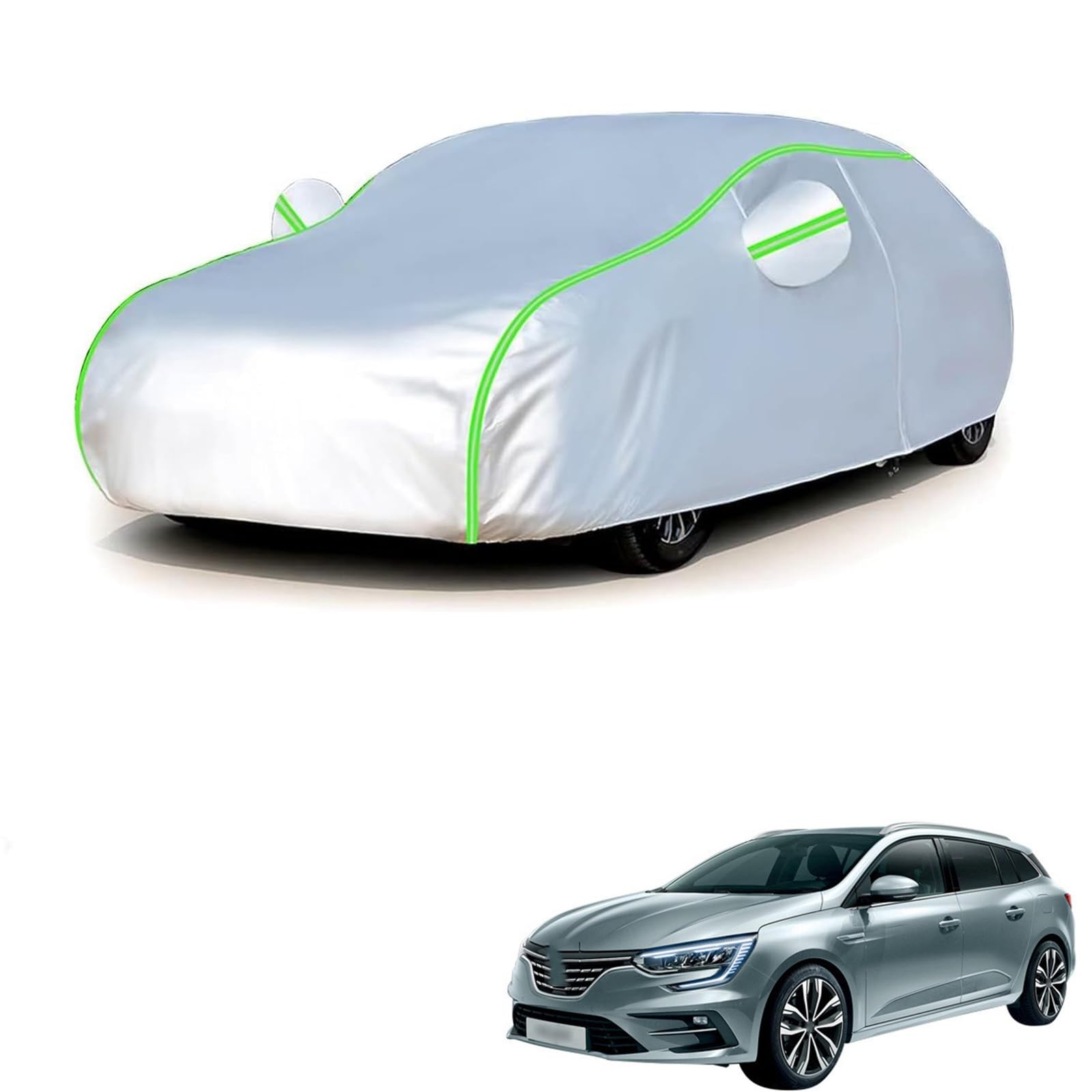 ルノー メガーヌスポーツツアラー KB系 2017年11月?現行 専用 全天候対応自動車カバー 紫外線防止 雨対策 防風 防水 傷防止 反射ストリップ 収納袋 保護カバー｜NonRecord 店