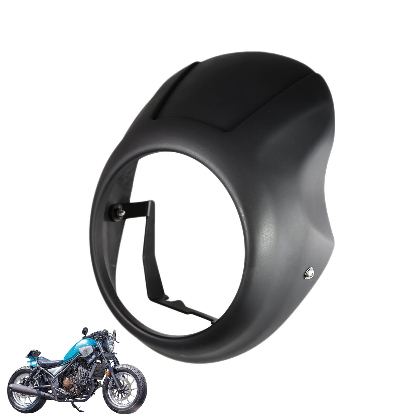 レブル に対応 For Rebel CMX250 CMX500 2017年~ 専用 保護 上質 キズ防止 カスタム 装飾パーツ ABS材料 専用設計パーツ 取り付け簡単 アリング ヘッドライトフェアリングカバーホンダオートバイフェアリングオートバイフェアリングオートバイフェアリング ブ｜NonRecord 店
