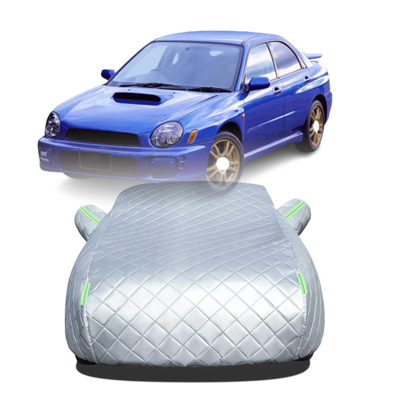 2025年冬 ボディカバー に適用 スバル インプレッサ STI GDB 車 カバー 防雹カーカバー カスタムパーツ 車カバー 凍結防止カバー 自動車用防水カバー 日焼け防止 車のカバー 傷防止 汚れ防止 黄砂 雪対策 サイドのジッパー 蛍光反射ストリップ付き｜NonRecord 店 11,520円