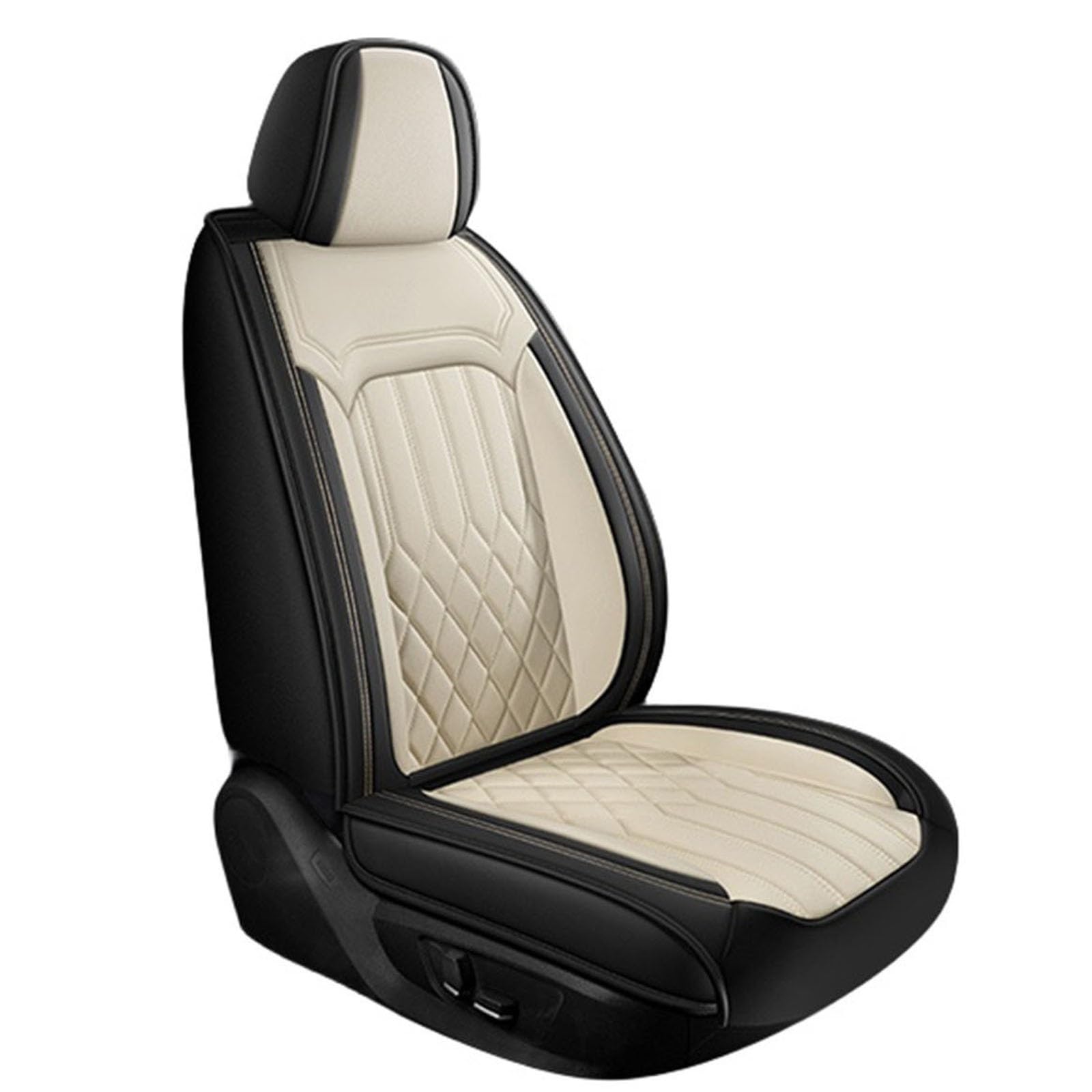 車 シートカバーに適用トヨタ ライズA200A/210A 型ナッパレザー材質 新型 5席 汎用 車 クッション 座布団 防水 全天候型 汚れ防止 取付簡単 滑り止め 収納便利 11枚セット 軽/普通車適用(ベージュ)