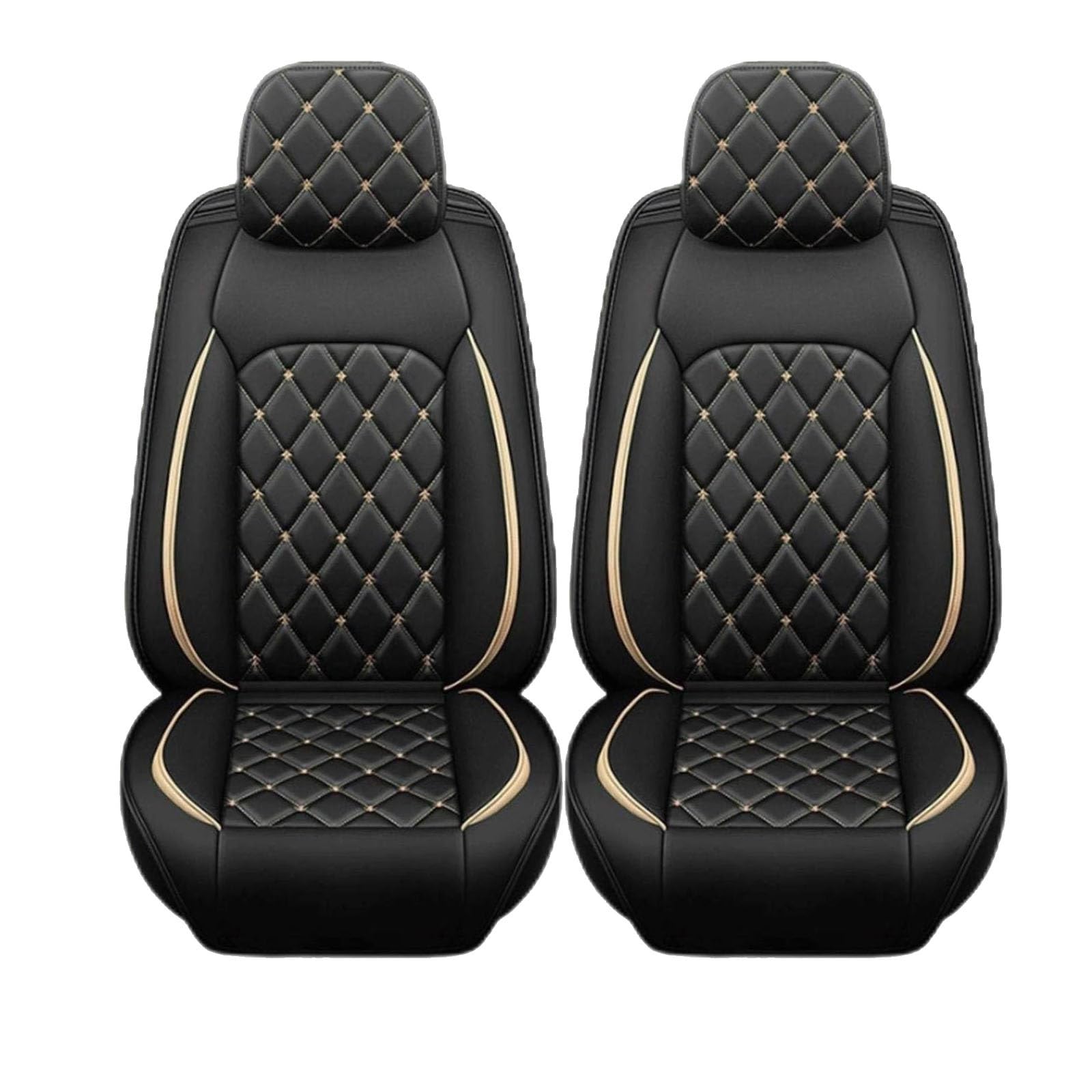 ホンダ N-WGN 初代 JH1/2型 に適用 専用シートカバー シート保護カバー レザー材質 防水シートカバー シートカバー全席セット 5席 通気性 運転席 助手席 後部座席 防水 シートプロテクター 汚れ防止 滑り止め 四季汎用(黒金)｜NonRecord 店