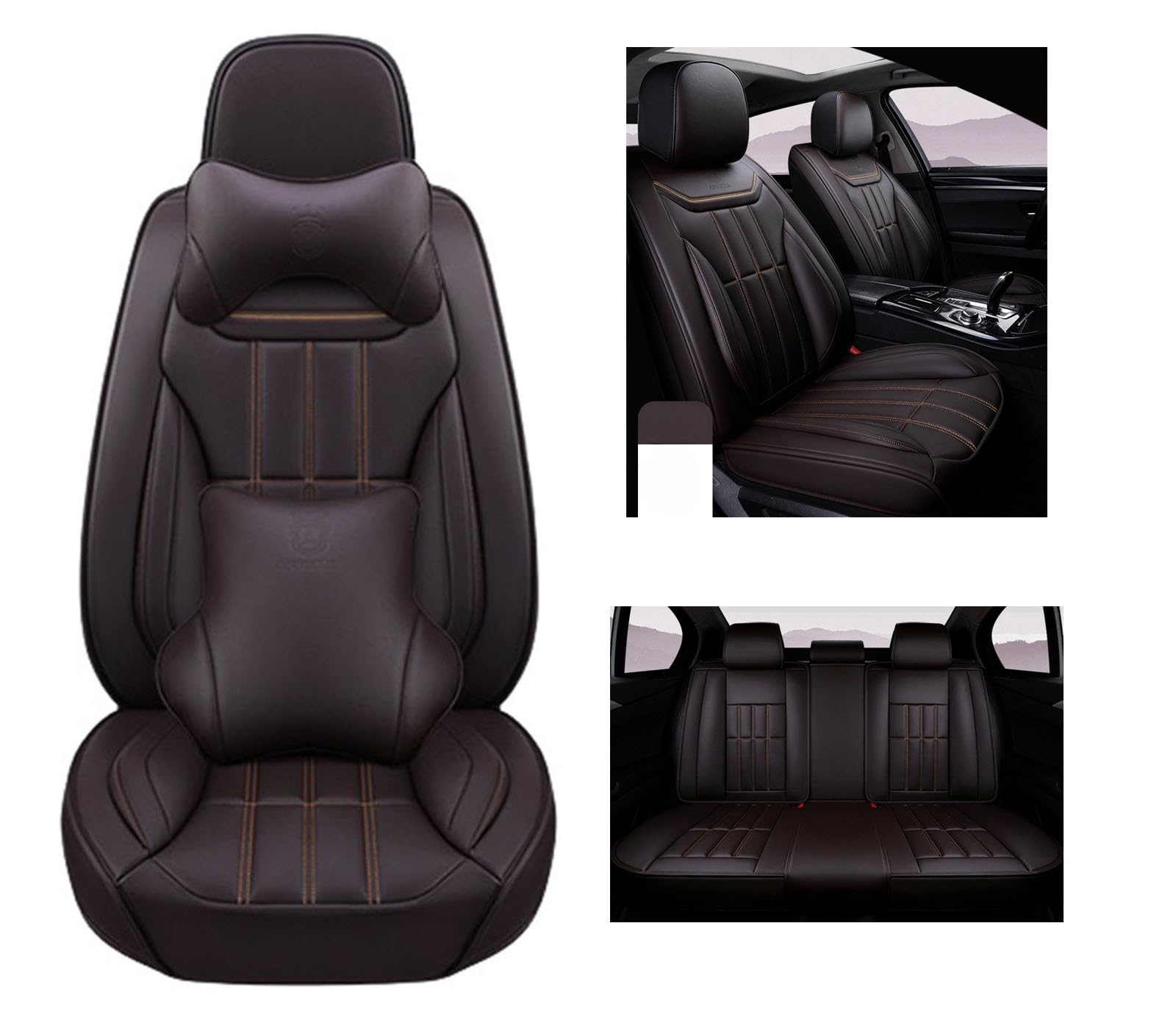 日産セレナ C27 C26 C25 に適用車 シートカバー レザー材質 新型 5席 車 シートカバー カーシートカバー 汎用 車 クッション 車 座布団 防水 全天候型 車 シートカバー 汚れ防止 ナッパレザー素材 取付簡単 滑り止め 収納便利 車 シートカバー 15枚セット 軽/普通車適用8色を