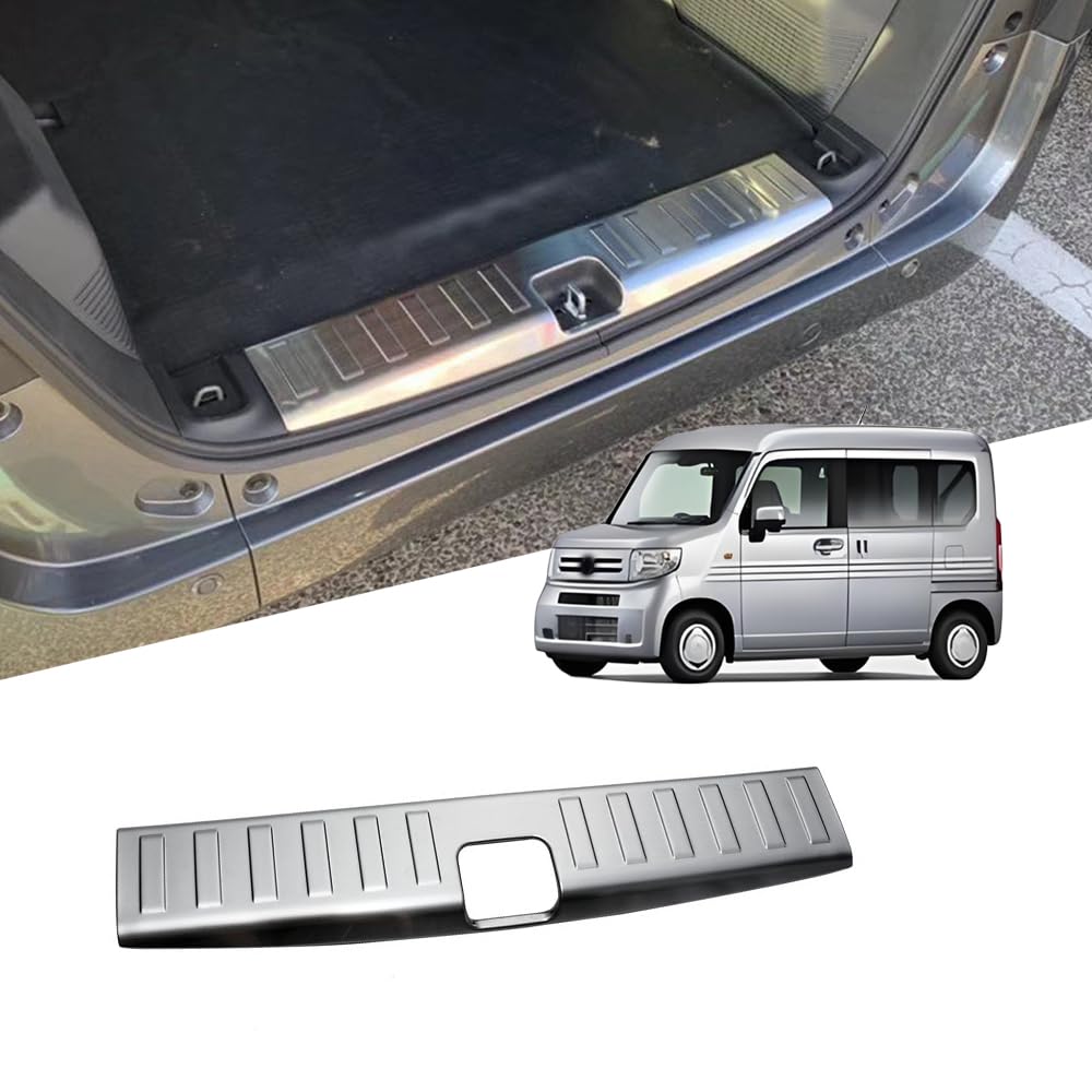 新型N-VAN JJ1 JJ2 2018-2024 2025 カスタムパーツ トランクガード リアガード内蔵 ステンレス鋼素材 車種専用設計 傷防止 耐摩耗性 内装パーツ 取り付け簡単N-VAN アクセサリー