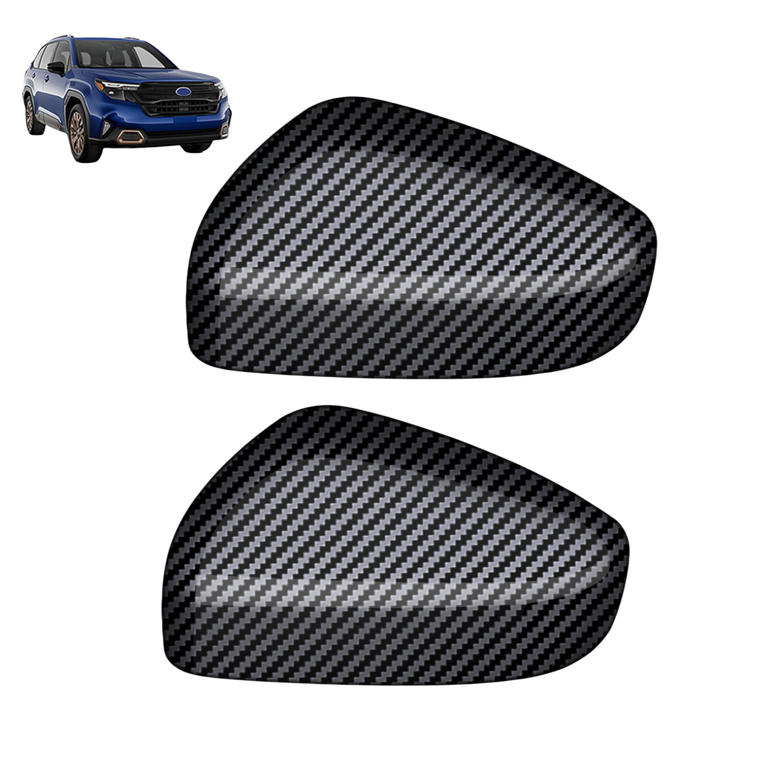 スバル フォレスター に対応 フォレスター SL系 2025年4月～ For Forester 対応品 専用 保護 上質 キズ防止 カスタム 装飾パーツ ABS製 専用設計パーツ 取り付け簡単 外装ドレスアップ リア サイドミラー ドアミラー カバー バックミラー フレーム ガーニッシュ