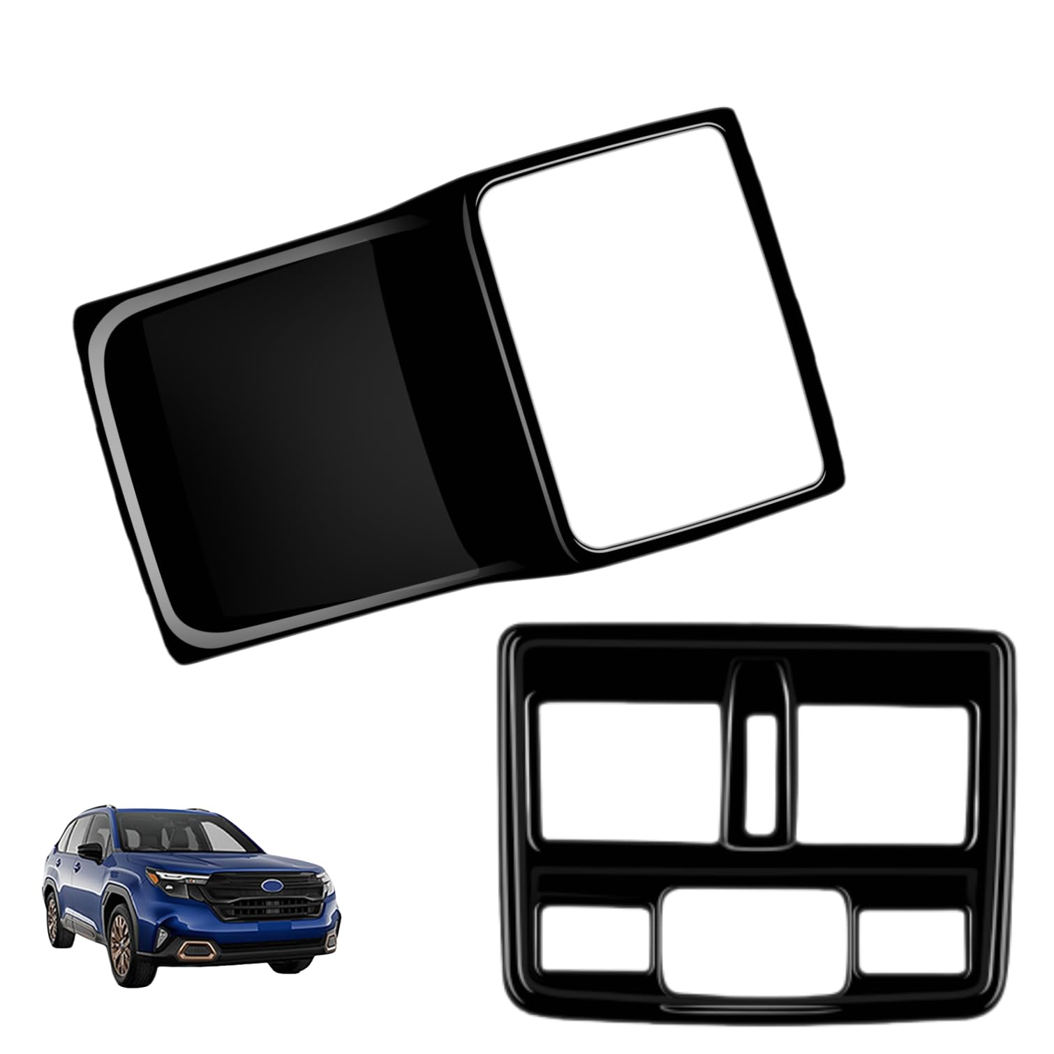 スバル フォレスター に対応 フォレスター SL系 2025年4月~ For Forester 対応品 専用 保護 上質 キズ防止 カスタム 装飾パーツ ABS製 専用設計パーツ 取り付け簡単 内装ドレスアップ リア センターコンソール キックガード リアキックガード リアエアコン吹き|NonRecord 店