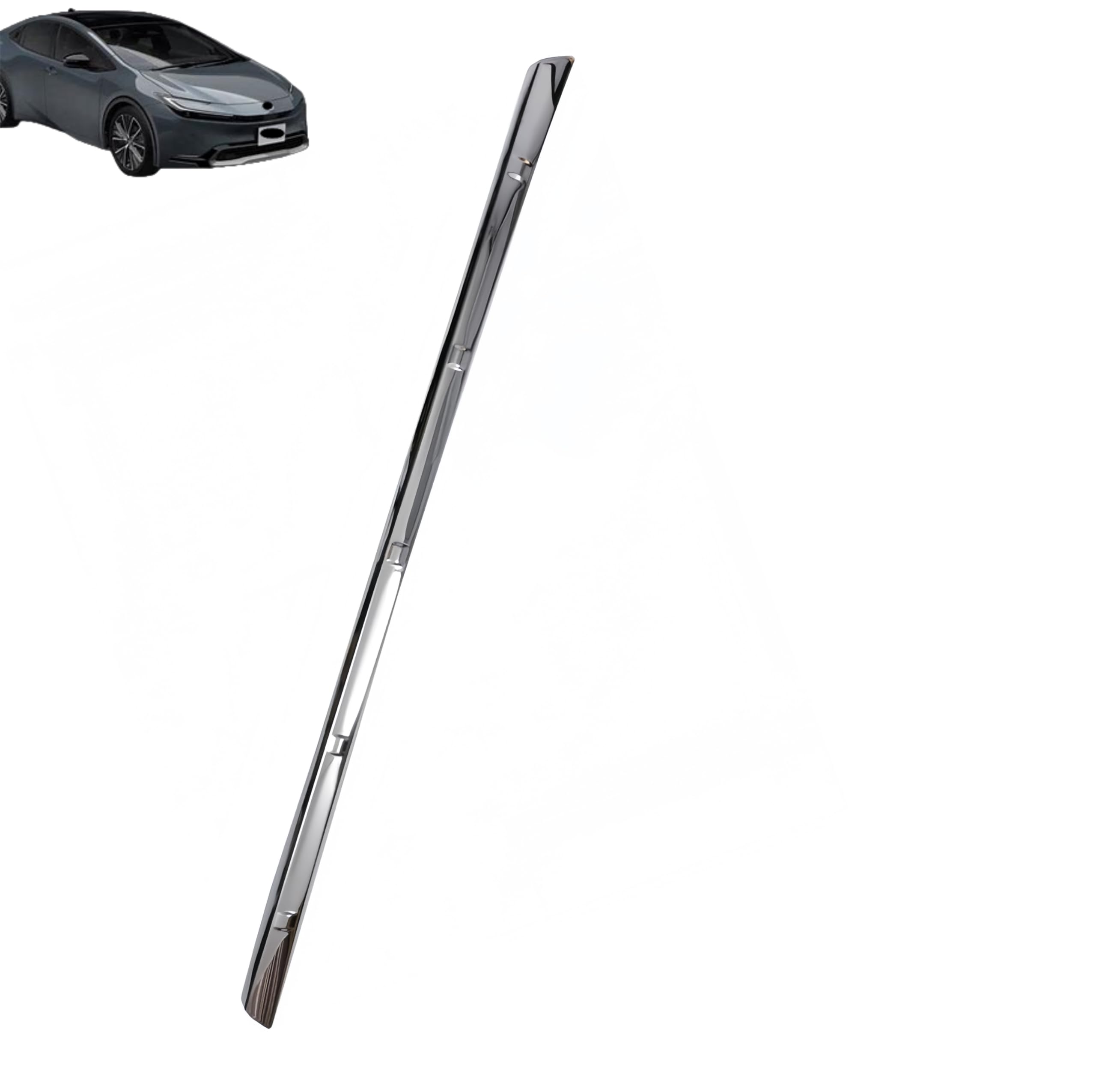 上質「トヨタ?新型プリウス に対応品 For 5代目 60系 ZVW60 ZVW65 MXWH60 MXWH65 2023年1月～」専用車種 ドレスアップ カスタム アクセサリー 高級 ステンレス製 （シルバー）1P 外装 リア バンパー アンダー ガーニッシュ モール カバー ベゼル ドレスアップ｜NonRecord 店