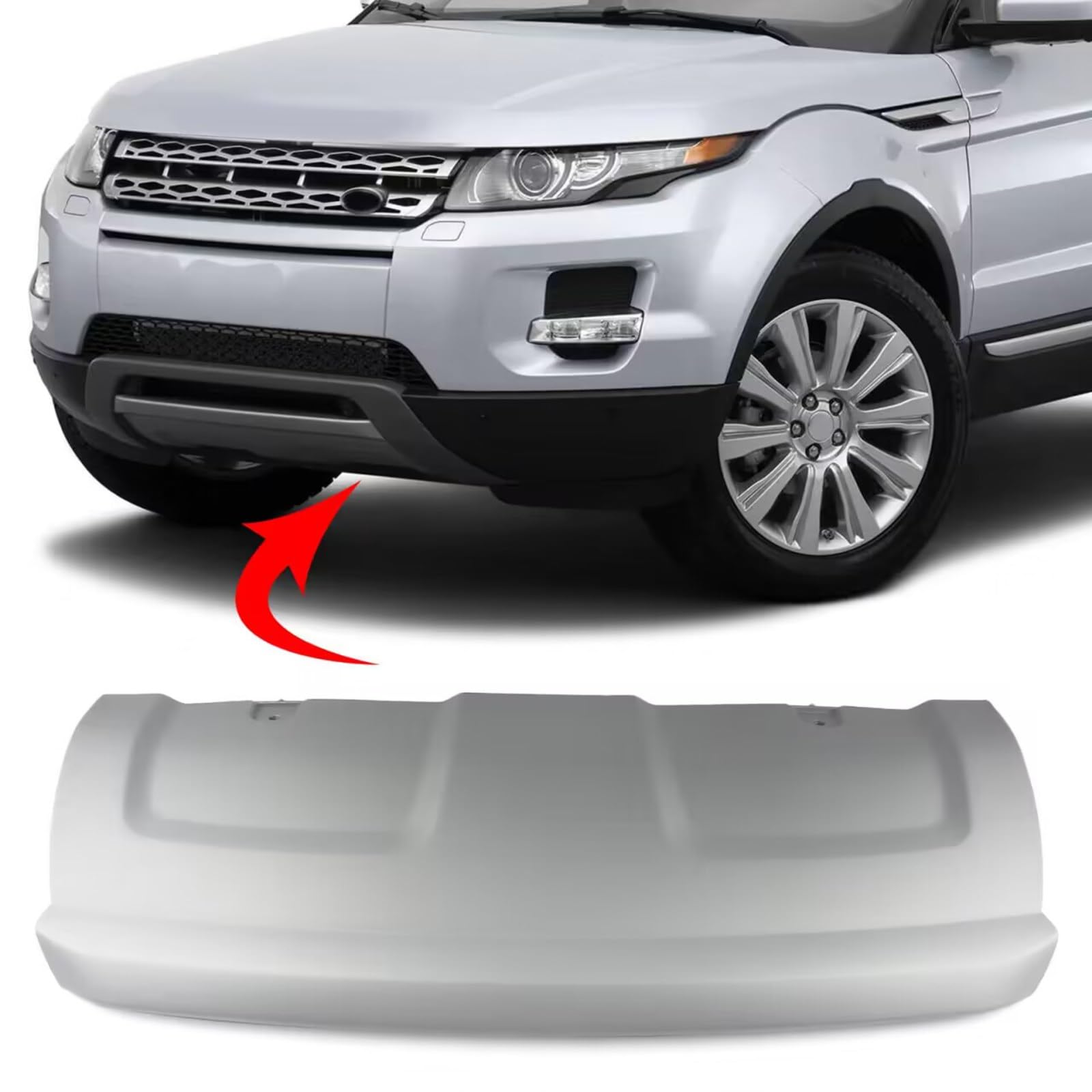 フロントバンパー牽引フックカバー ランドローバー 2010-2015 レンジイヴォーク LR048510用 1個