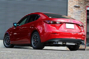 GP SPORTS EXAS EVO Tune マフラー アクセラセダン アクセラハイブリッド BM5FP BYEFP 『JQR認定 新規制適合 車検対応』オールステンレス＆チタンスライドテールマフラー◆ジーピースポーツ エグザス エボチューンGPスポーツ 55,242円