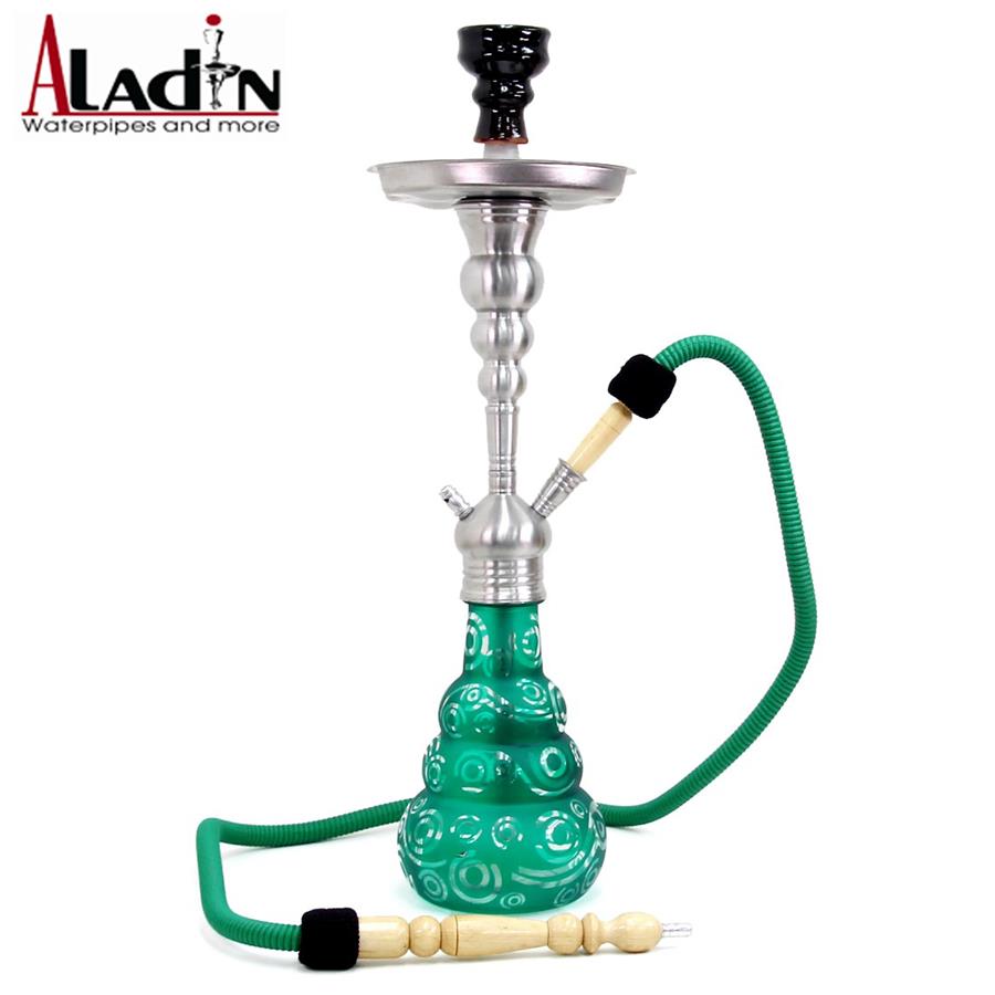 シーシャ パイプ 本体 Aladin ROY 20 GREEN 56cm <br>水タバコ 水パイプ シーシャ 水パイプ エジプシャン 中東 エジプト オリエンタル エキゾチック shisha hookah Egyptian バー カフェ ラウンジ 店舗 お店 bar cafe lounge