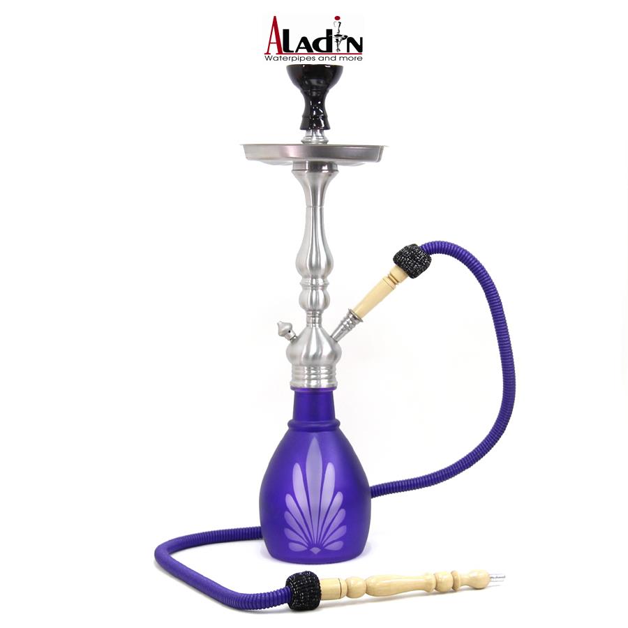 シーシャ パイプ 本体 Aladin ROY 21 PURPLE 58cm <br>シーシャ 水タバコ 水パイプ フーカー アロマスモーク ナルギレ shisha hookah