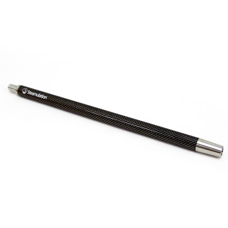 在庫処分 シーシャ用 マウスピース Steamulation Carbon Mouthpiece Black-Gold 38cm <br> シーシャ マウスピース ホース 水タバコ 水パイプ フーカー ナルギレ shisha hookah シーシャ用品 スチームレーション 高級