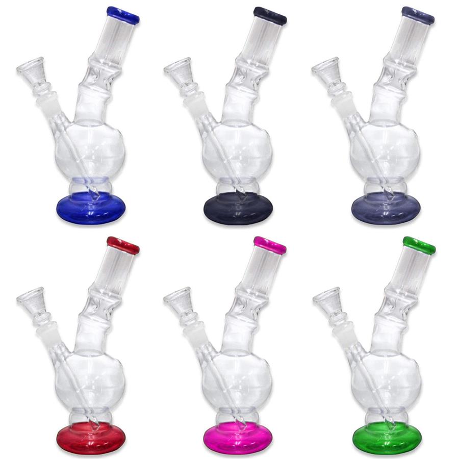 ガラスパイプ、ガラスボング 喫煙具 ガラスボング BOZZ Glass Mini Bong (003) ミニサイズ 水