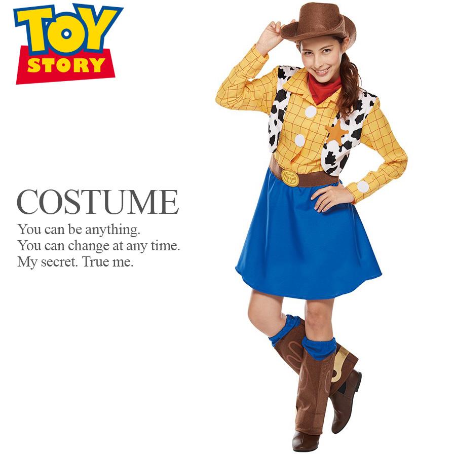 楽天市場 即納 大人用 ウッディ ディズニー ライセンス 公式 レディース ピクサー トイ ストーリー トイストーリー Toy Story ジェシー ハロウィン コスプレ 衣装 コスチューム ルービーズ ノップノップ楽天市場店